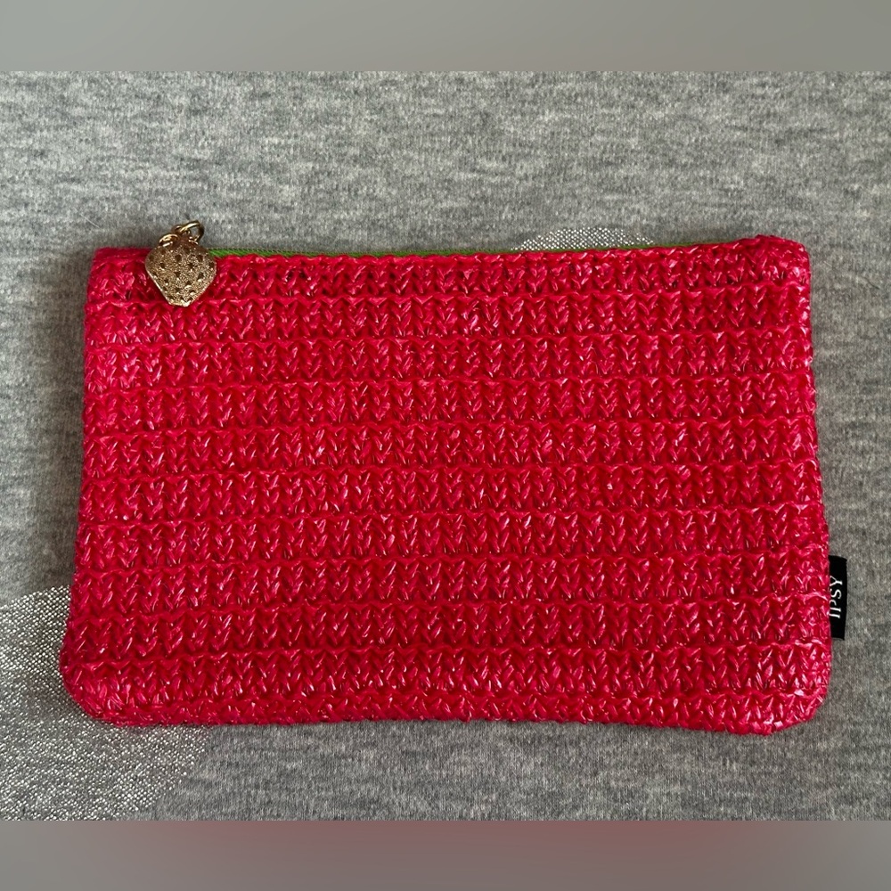 5 for $15! Ipsy Makeup Bag - Pink Strawberry
